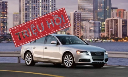 Triệu hồi gần 825 nghìn chiếc Audi trên toàn cầu do lỗi túi khí